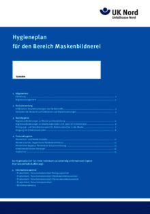 Vorschaubild der Publikation Hygieneplan