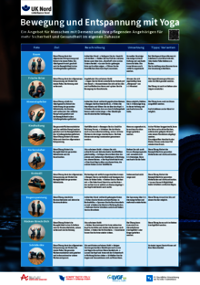 Vorschaubild der Publikation Poster: Bewegung und Entspannung mit Yoga