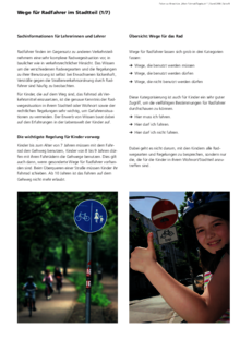 Vorschaubild der Publikation Fahrradschule – Folie