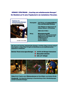 Vorschaubild der Publikation Coaching zum selbstbewussten Bewegen